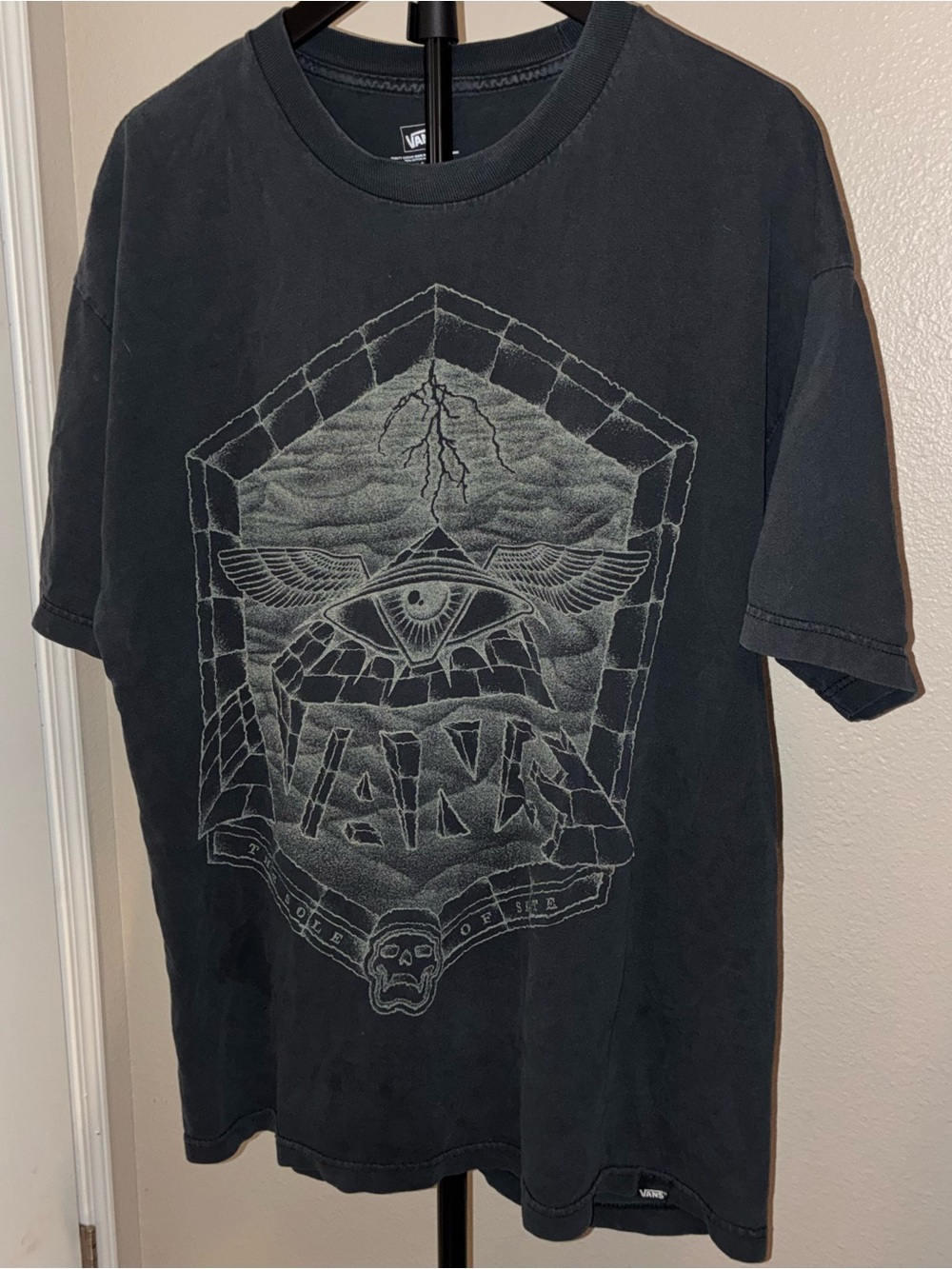 Rare Men’s XL Vans Waffle Shop Optic Eye Tee T-Shirt
